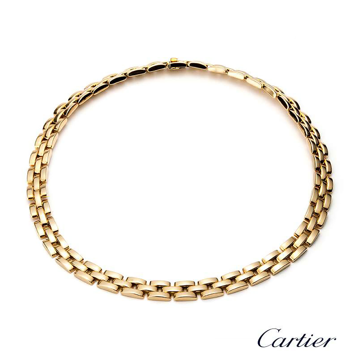 cartier maillon panthere diamond necklace